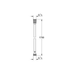 Grohe Plastik Twistfree Duş Spiral Hortumu 175 cm - 28388000 - 2