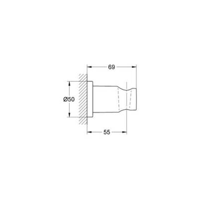 Grohe Rainshower El Duşu Askısı - 27074000 - 2