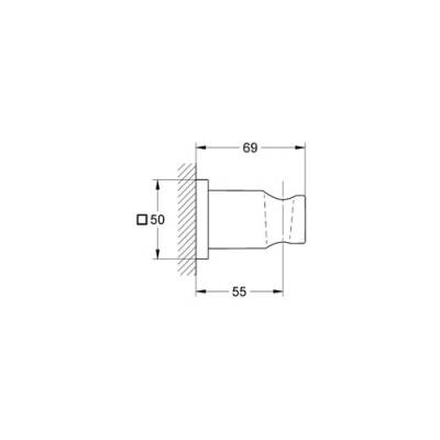 Grohe Rainshower El Duşu Askısı - 27075000 - 2