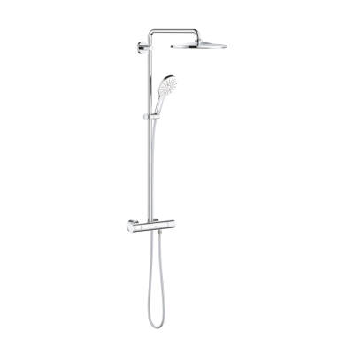 Grohe Rainshower Smartactive 310 Duvara Monte Termostatik Bataryalı Duş Sistemi - 26648LS0 - 1