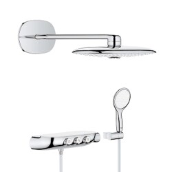 Grohe Rainshower System Smartcontrol Duo 360 Termostatik Yarı Ankastre Duş Bataryası - 26443000 - 1