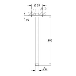 Grohe Rainshower Duş Başlığı Dirseği 292 Mm - 28497000 - 2