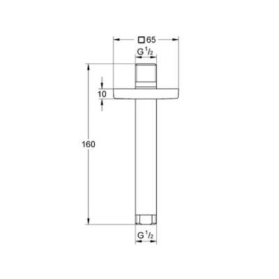 Grohe Rainshower Duş Başlığı Dirseği 142 Mm - 27485000 - 2