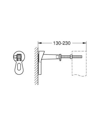 Grohe Rapid Sl Duvar Montaj Askısı - 3855800M - 2