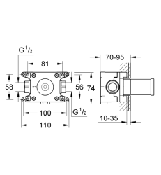 Grohe Grohe Rapido C İç Gövde - 35028000 - 2