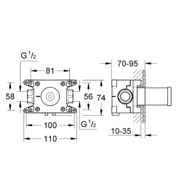 Grohe Grohe Rapido C İç Gövde - 35028000 - 2