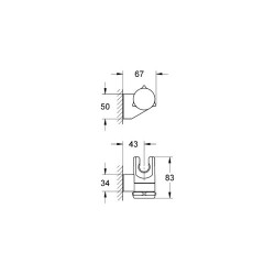 Grohe Relexa El Duşu Askısı - 28623000 - 2