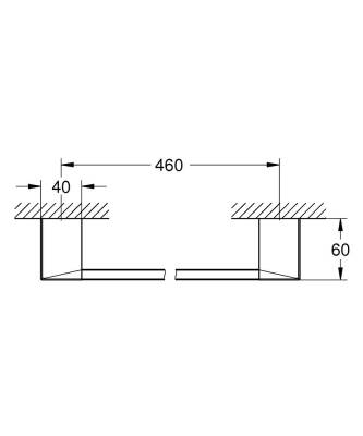 Grohe Selection Cube Havluluk - 40767000 - 2