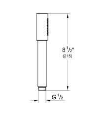 Grohe Sena Stick El Duşu 1 Akışlı - 28341000 - 2