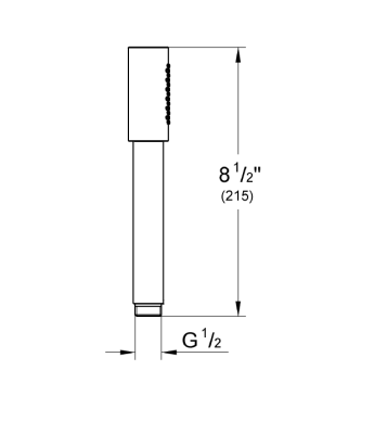 Grohe Sena Stick El Duşu 1 Akışlı - 28341000 - 2