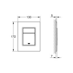 Grohe Skate Cosmopolitan S Kumanda Paneli - 37535AL0 - 2