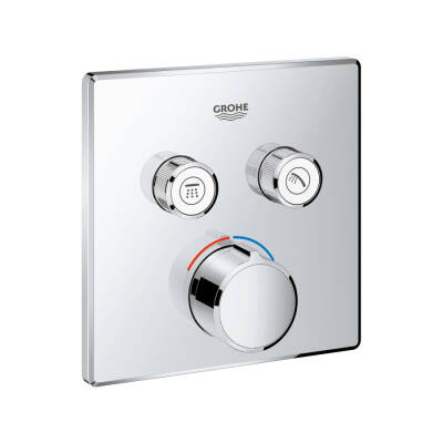 Grohe Smartcontrol Çift Valfli Akış Kontrollü Ankastre Duş Bataryası - 29148000 - 1