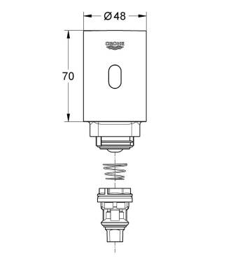 Grohe Tectron Retro-Fit Ünite ½