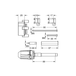 Grohe Universal Uzatma Seti, 25 Mm - 14056000 - 2