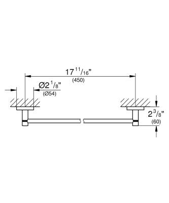 Grohe Essentials Havluluk - 40688DC1 - 2