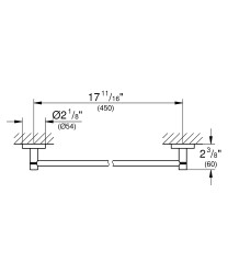 Grohe Essentials Havluluk - 40688DC1 - 2