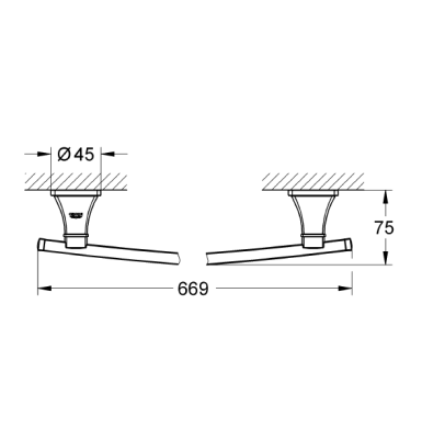 Grohe Grandera Havluluk - 40629000 - 2