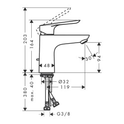 HansGrohe Logis E Krom Banyo Seti 3 Parça - 3