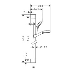 HansGrohe Logis E Krom Banyo Seti 3 Parça - 7