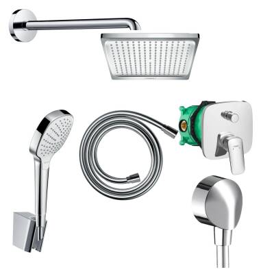 HansGrohe Logis Krom Ankastre Banyo Seti 8 Parça - 1