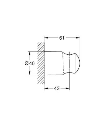 Grohe Relexa El Duşu Askısı - 28605000 - 2